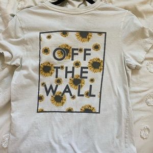 VANS off the wall sunflower tee